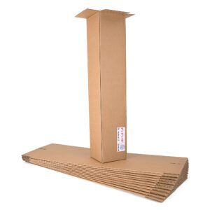 Tall Cardboard Boxes 9"L x 9"W x 48"H (Pack of 12) (CB-9948-12, B0F2VW9CTC)