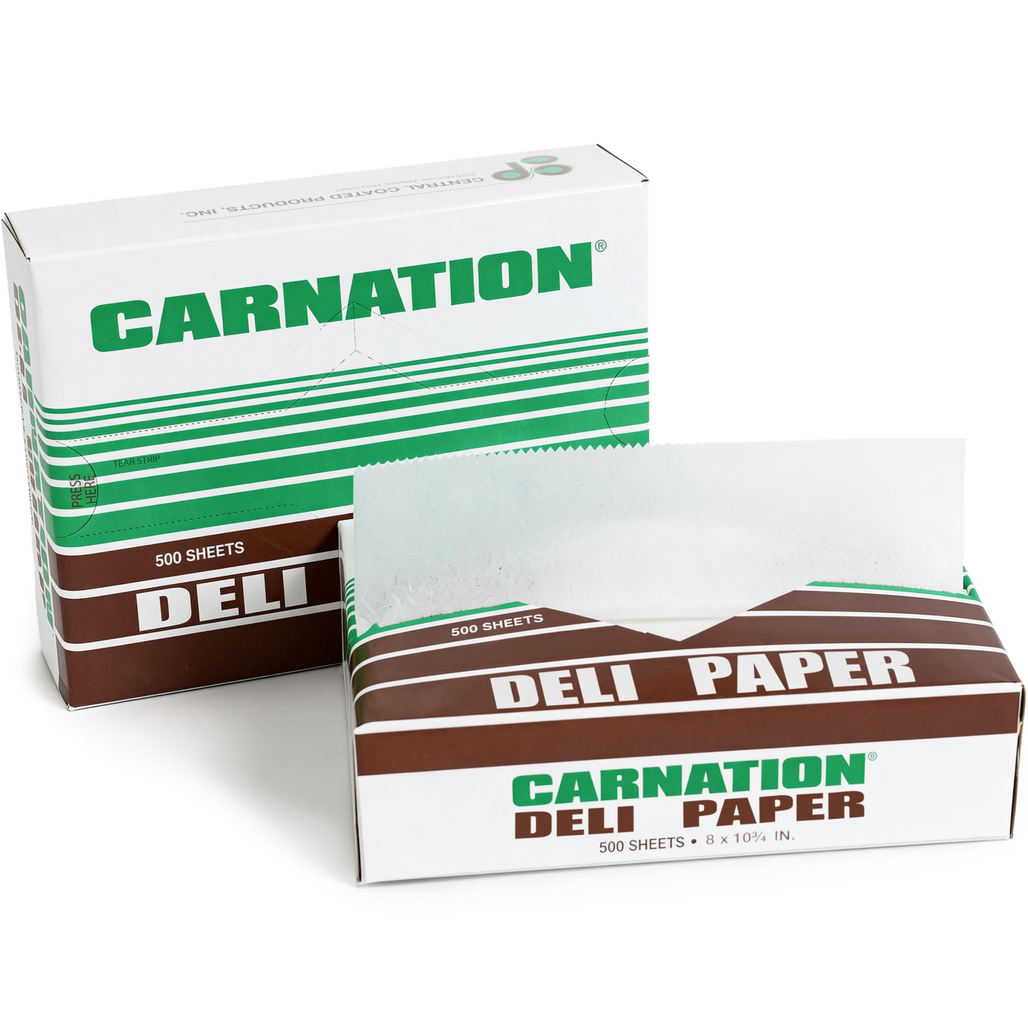 71smioTwdqL.jpg Carnation 1000 Pcs White Deli Wrap Wax Paper Sheets, 8"x10.75" Pre-Cut Interfolded (DW-810-2, B0GHTKYY42)