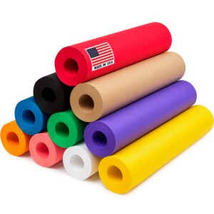 Paclord Multi-Color Kraft Paper Set 12" x 100 ft, Pack of 10 (KP-1210-S10, B0FHMKMW7J)