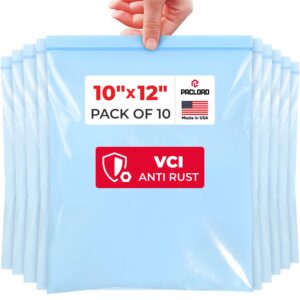 VCI Reclosable Poly Bags 10" x 12", Pack of 10 (RPB-VCI-1012-10, B0G9B57J4P)