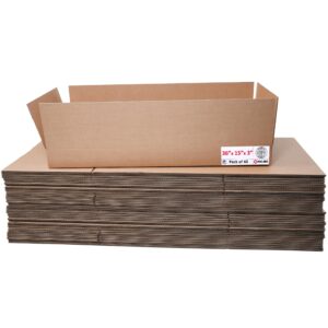 Large Cardboard Boxes 36"L x 15"W x 3"H (Pack of 40) (CB-36153-40, B0GMPHSTX3)