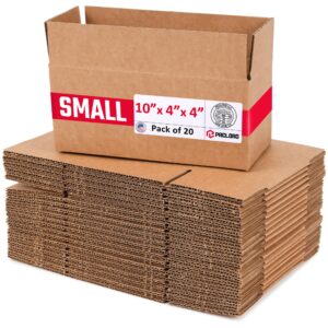 Small Cardboard Boxes 10"L x 4"W x 4"H (Pack of 20) (CB-1044-20, B0GMTW7DBG)