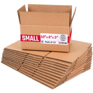 Small Cardboard Boxes 10"L x 6"W x 5"H (Pack of 12) (CB-1065-12, B0GMVD7BZD)