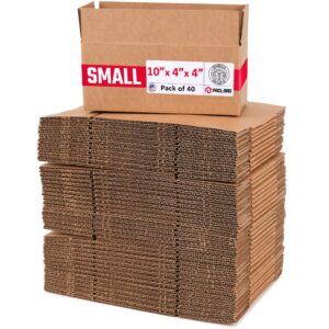Small Cardboard Boxes 10"L x 4"W x 4"H (Pack of 40) (CB-1044-40, B0GMT9ZKXJ)