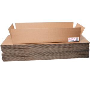 Flat Cardboard Boxes 48"L x 15"W x 3"H (Pack of 40) (CB-48153-40, B0GMP7K3JL)