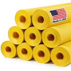 Paclord Yellow Kraft Paper Roll 24" x 100 ft, Case of 9 (KP-2410-YE-C, B0D1JLHM5N)