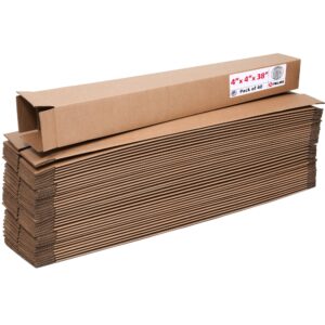 Tall Cardboard Boxes 4"L x 4"W x 38"H (Pack of 40) (CB-4438-40, B0GMPJV7ZW)